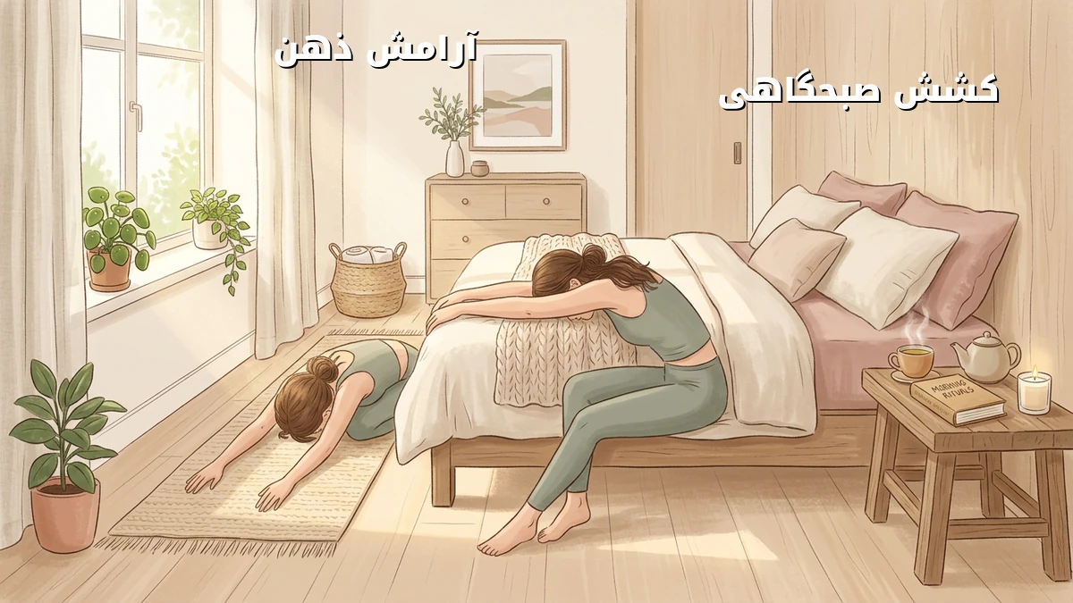 رفع بیحالی صبحگاهی با کششهای ملایم