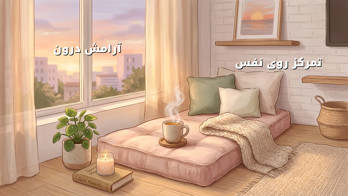 رهایی از افکار منفی با مدیتیشن تمرکز روی نفس