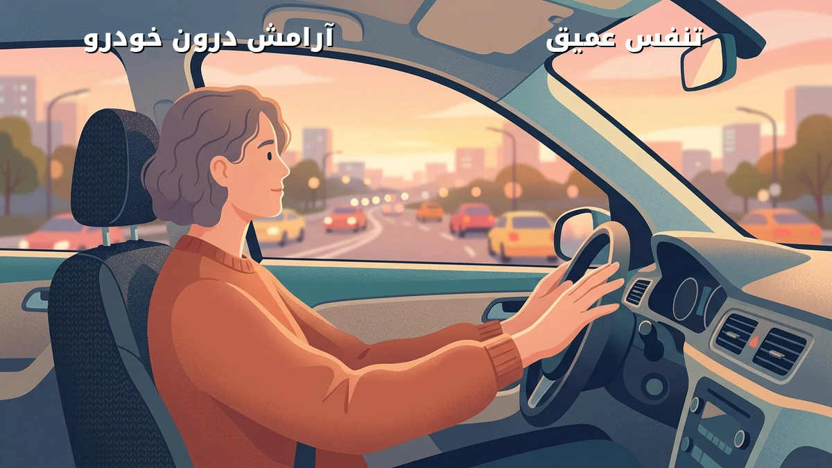 آرامش ذهن در ترافیک با تمرینات ساده