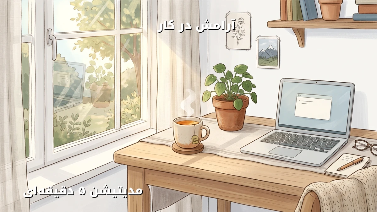 مدیتیشن ۵ دقیقهای برای کارمندان پرمشغله